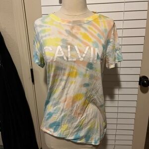 Calvin Klein Pastel Tie-Dye Short Sleeve Tee